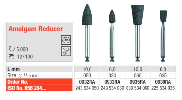 Головка полірувальна для кутового наконечника Amalgam Reducer, Edenta